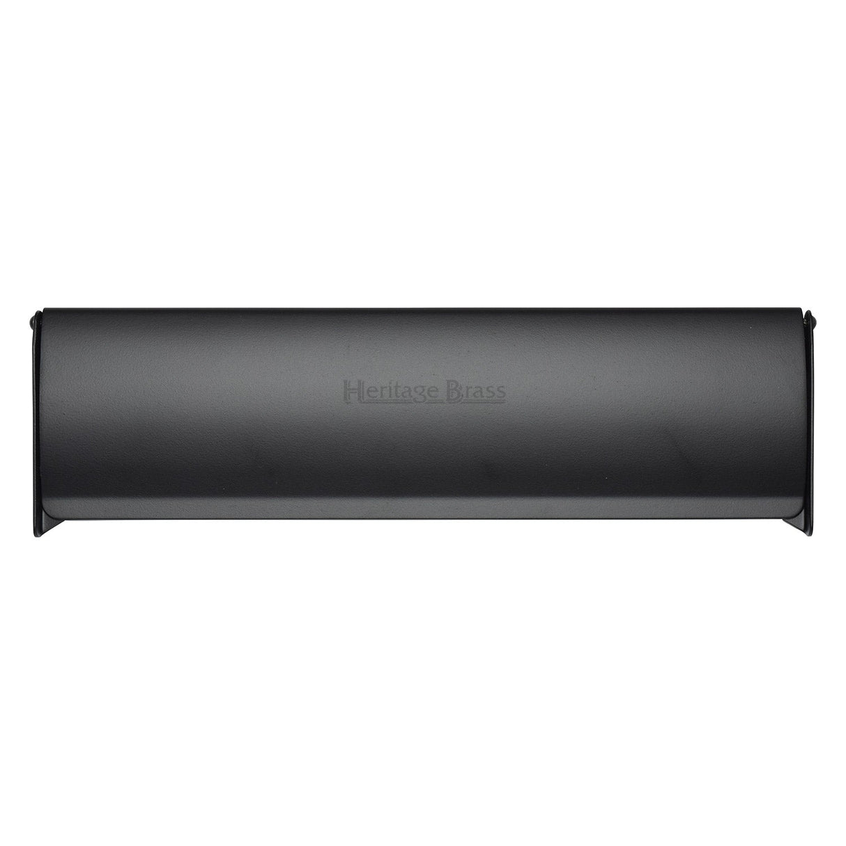 This is an image of a Heritage Brass - Interior Letterflap 11 3/4" x 3 1/2"Matt Black finish, v860-299-bkmt that is available to order from T.H Wiggans Ironmongery in Kendal.