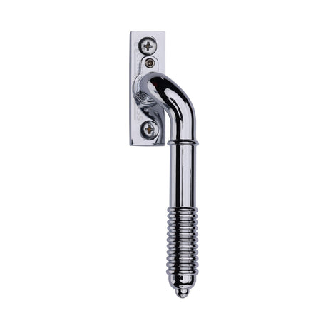 This is an image of a Heritage Brass - Lockable Reeded Espagnolette Right Handed Polished Chrome finish, v895l-rh-pc that is available to order from T.H Wiggans Ironmongery in Kendal.