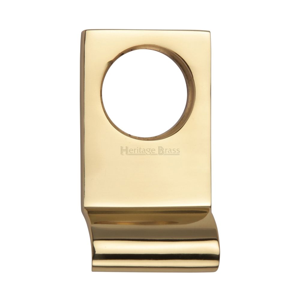 This is an image of a Heritage Brass - Square Cylinder Pull Polished Brass Finish, v933-pb that is available to order from T.H Wiggans Ironmongery in Kendal.
