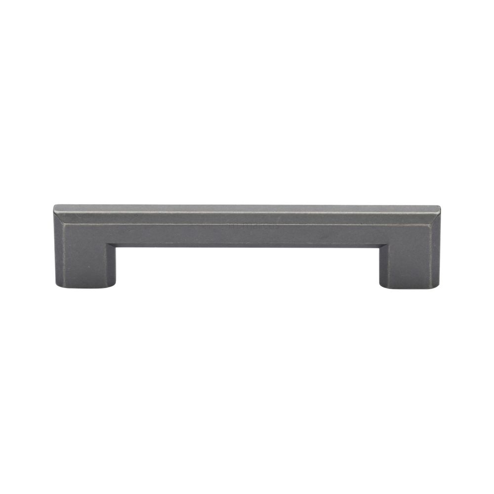 This is an image of a M.Marcus - Binary Kitchen Cabinet Pull Handle Old Iron Finish, vf086-128-oi that is available to order from T.H Wiggans Ironmongery in Kendal.