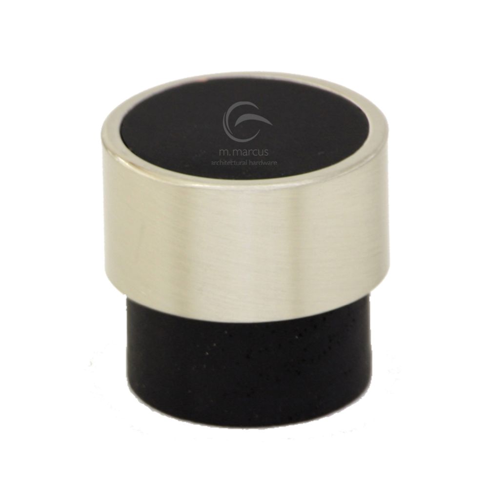 This is an image of a M.Marcus - Wooden Cabinet Knob Radio Design 49mm Black Ash Finish, w4370-49-ash that is available to order from T.H Wiggans Ironmongery in Kendal.