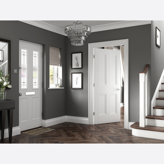 LPD - 4P Primed White Doors