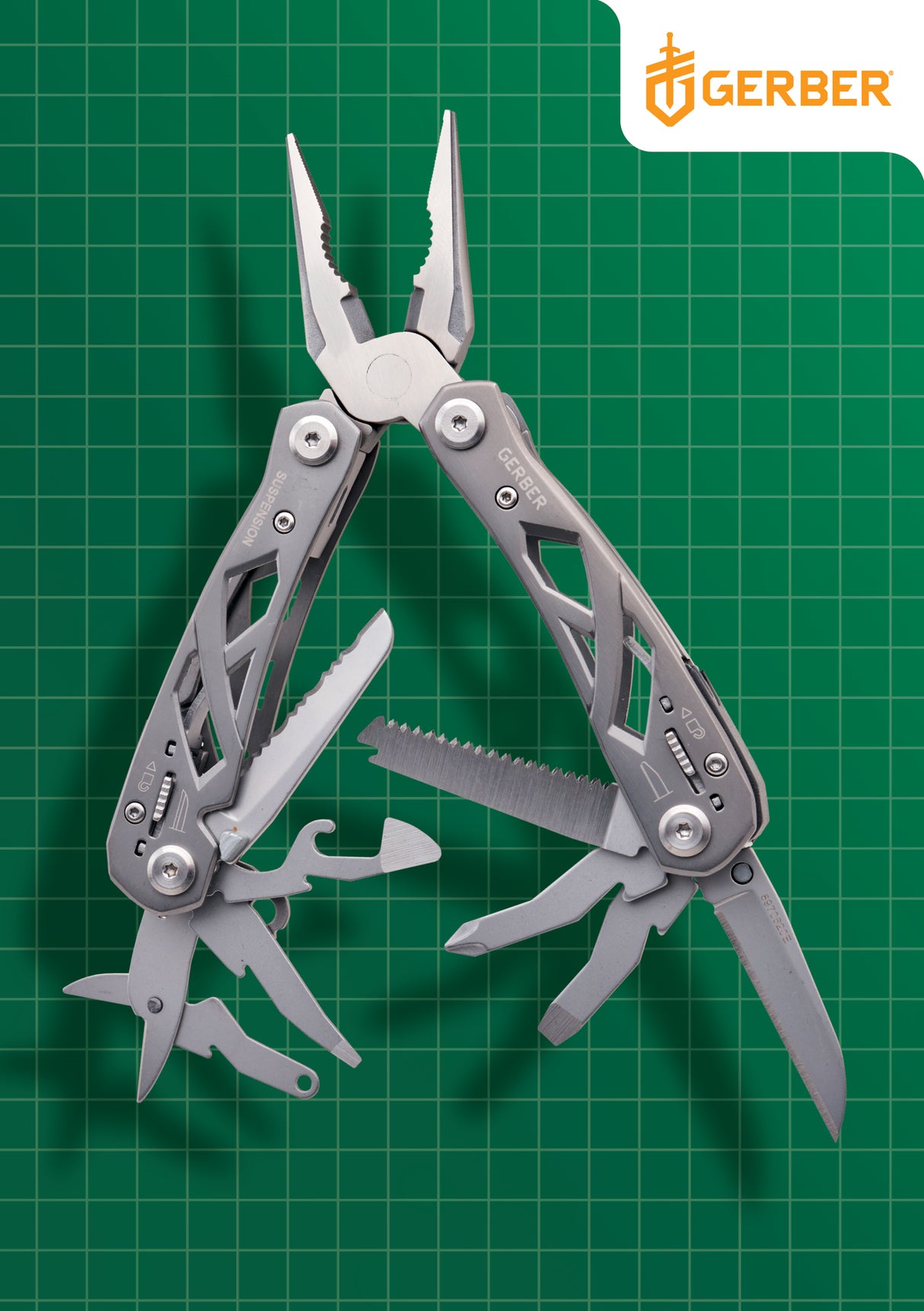 High quality image of Gerber Suspension Multi-Tool, availble from T.H. Wiggans Ironmongery in Kendal