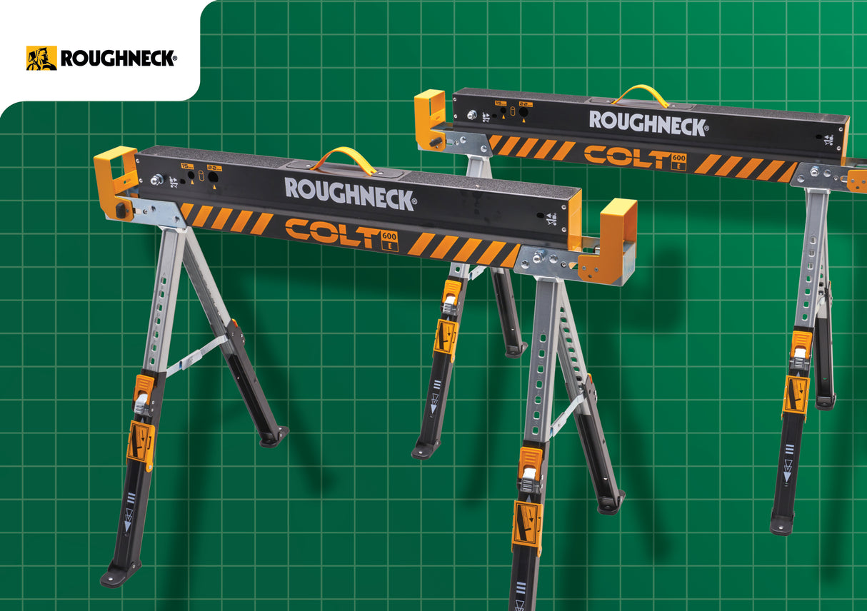 High quality image of Roughneck Saw Horse Twin Pack, availble from T.H. Wiggans Ironmongery in Kendal