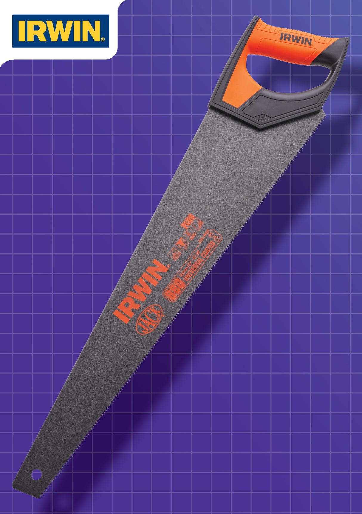 High quality image of Jack 550mm (22") Jack 880 Coated Saw, availble from T.H. Wiggans Ironmongery in Kendal