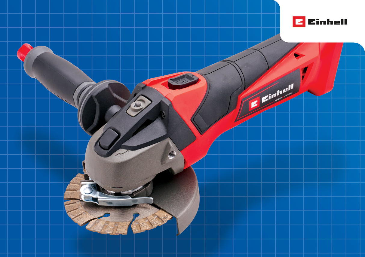 High quality image of Einhell 18V 115mm Angle Grinder (Bare Unit), availble from T.H. Wiggans Ironmongery in Kendal