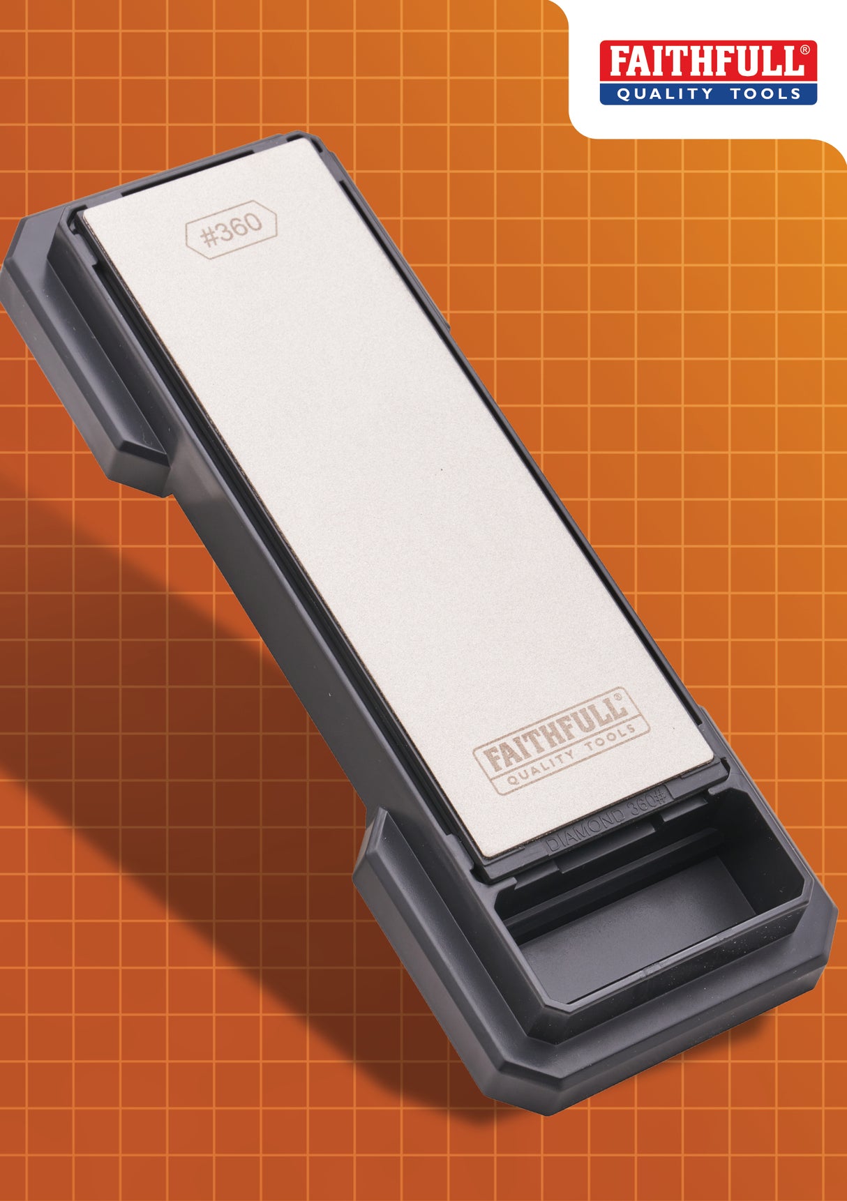 High quality image of Faithfull Ceramic Hybrid Sharpening Stone, availble from T.H. Wiggans Ironmongery in Kendal