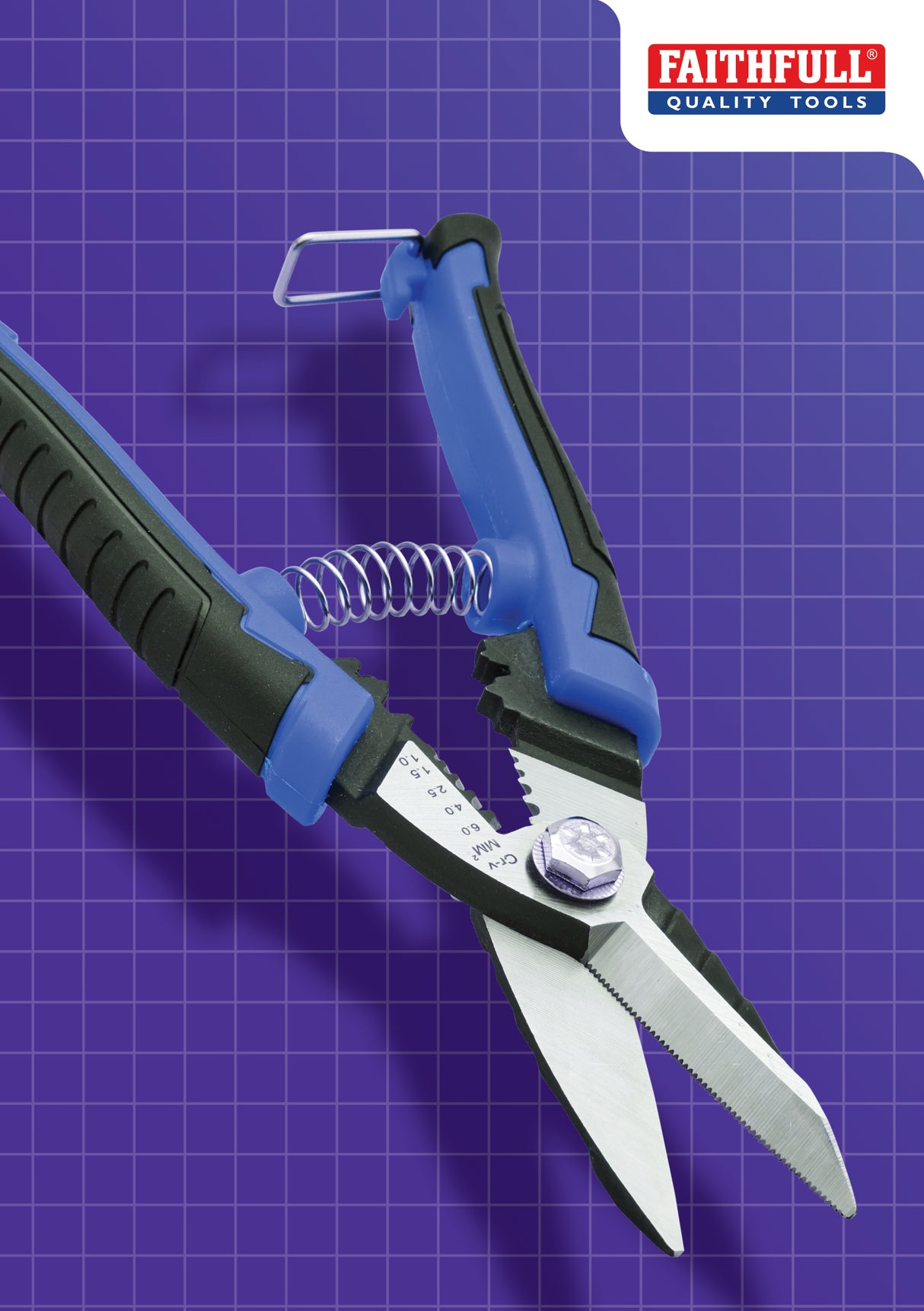 High quality image of Faithfull Heavy Duty Snips, availble from T.H. Wiggans Ironmongery in Kendal