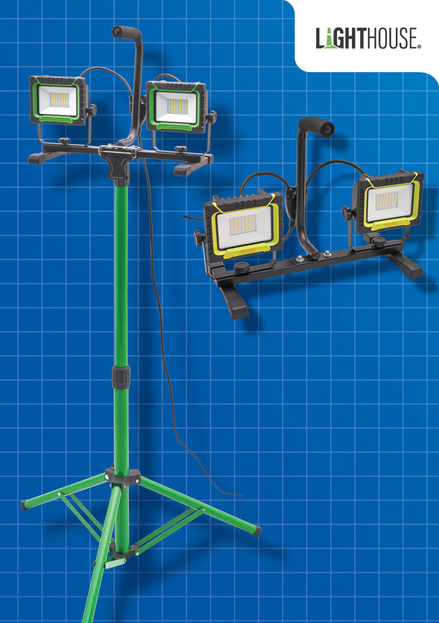 High quality image of Lighthouse Site Light 76W Twin 240V, availble from T.H. Wiggans Ironmongery in Kendal