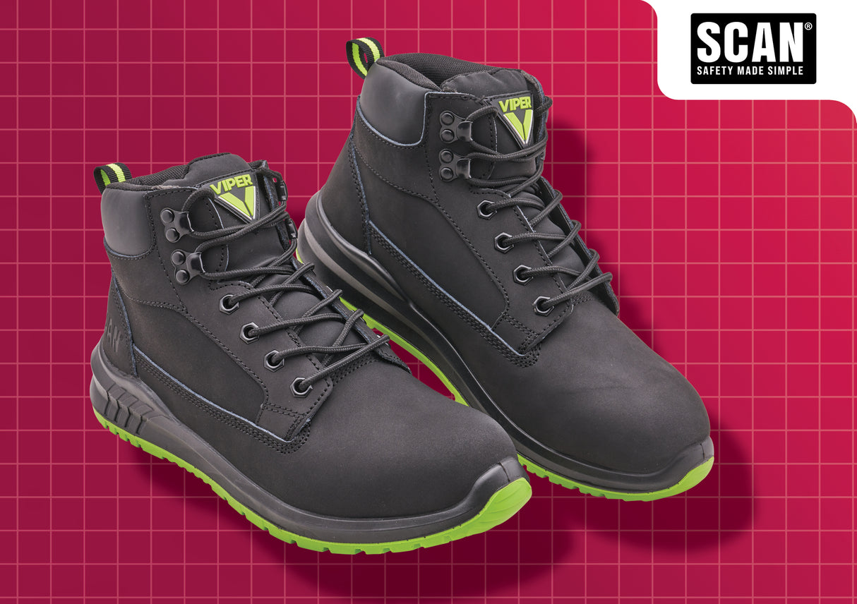 High quality image of Scan Viper SBP Safety Boots Size 10, availble from T.H. Wiggans Ironmongery in Kendal