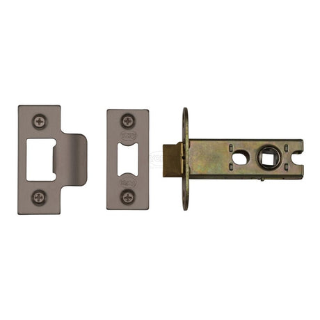 This is an image of a York - Architectural Tubular Latch 2 1/2" Matt Bronze Finish, ykal2-mb that is available to order from T.H Wiggans Ironmongery in Kendal.