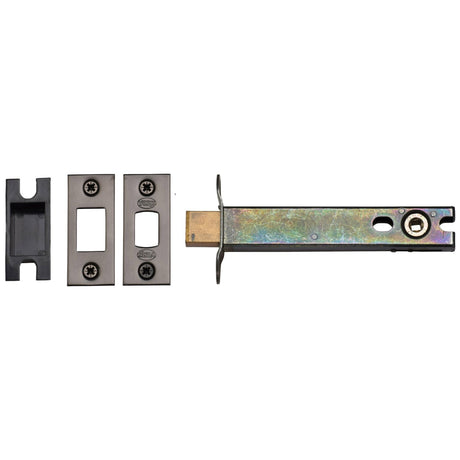 This is an image of a York - 5" Tubular Bathroom Bolt Matt Bronze, ykbdb5n-mb that is available to order from T.H Wiggans Ironmongery in Kendal.