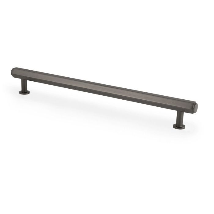 Alexander & Wilks - Vesper Hex T - Bar Cabinet Pull - Dark Bronze - 224mm C/C