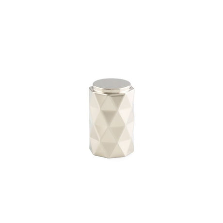 This is an image showing Alexander & Wilks Diamond Cut Cylinder Cabinet Knob - 30mm - Polished Nickel PVD - AW847-30-PNPVD available to order from T.H. Wiggans Ironmongery in Kendal, quick delivery and discounted prices.