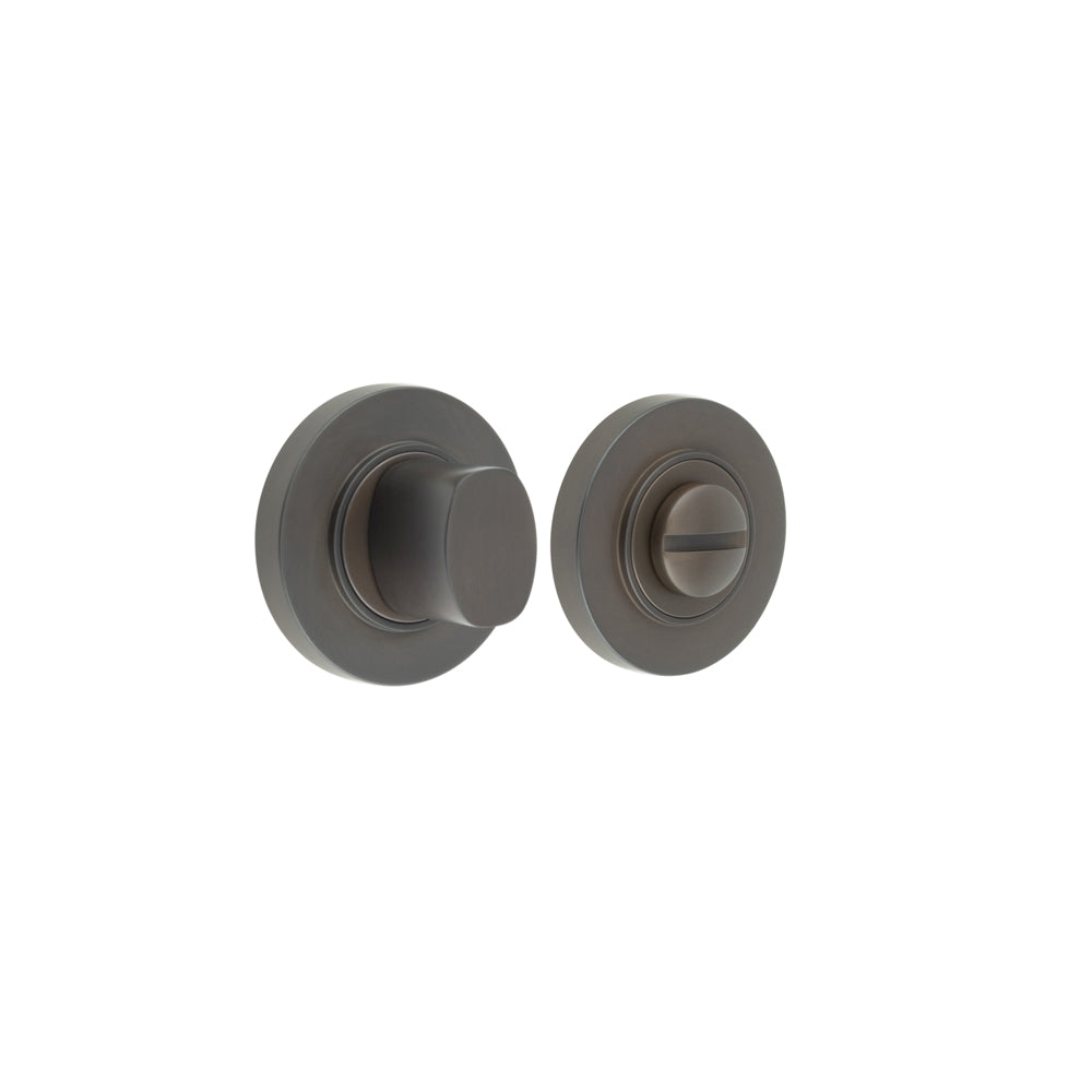 This is an image showing the Frelan - Burlington Turns & Releases Inner 3 Plain Rose Dark Bronze available to order from T.H. Wiggans Ironmongery in Kendal