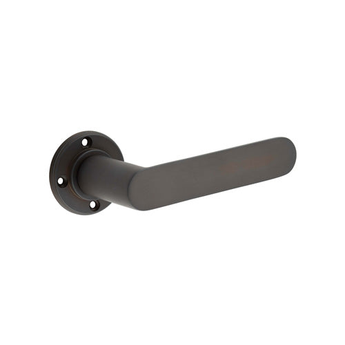 This is an image showing the Burlington - Kensington Lever on Rose Door Handle - Roses Sold Separately available to order from T.H. Wiggans Ironmongery in Kendal
