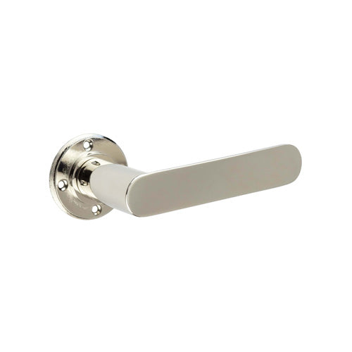 This is an image showing the Burlington - Kensington Lever on Rose Door Handle - Roses Sold Separately available to order from T.H. Wiggans Ironmongery in Kendal