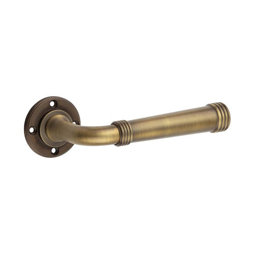 This is an image showing the Burlington - Highgate Lever on Rose Door Handle - Roses Sold Separately available to order from T.H. Wiggans Ironmongery in Kendal