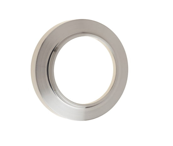 This is an image showing the Burlington - Chamfered rose for ESC - Satin Nickel available to order from T.H. Wiggans Ironmongery in Kendal