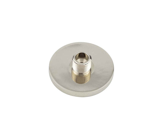 This is an image showing the Burlington - PN Knurl door stop base available to order from T.H. Wiggans Ironmongery in Kendal