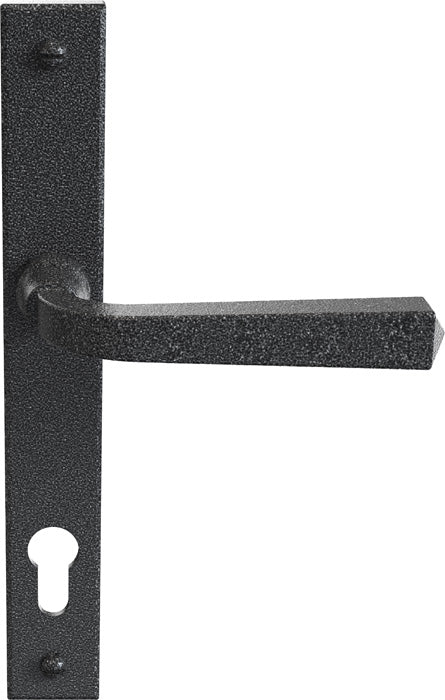 This is an image of Mila Heritage Door HandleHeritage Pewter - CB-CB702001 available from T.H. Wiggans Ironmongery Ltd in Kendal.