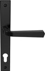 This is an image of Mila Heritage Door HandleMatt Black - CB-CB702002 available from T.H. Wiggans Ironmongery Ltd in Kendal.