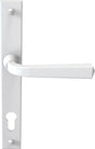 This is an image of Mila Heritage Door HandleWhite - CB-CB702003 available from T.H. Wiggans Ironmongery Ltd in Kendal.