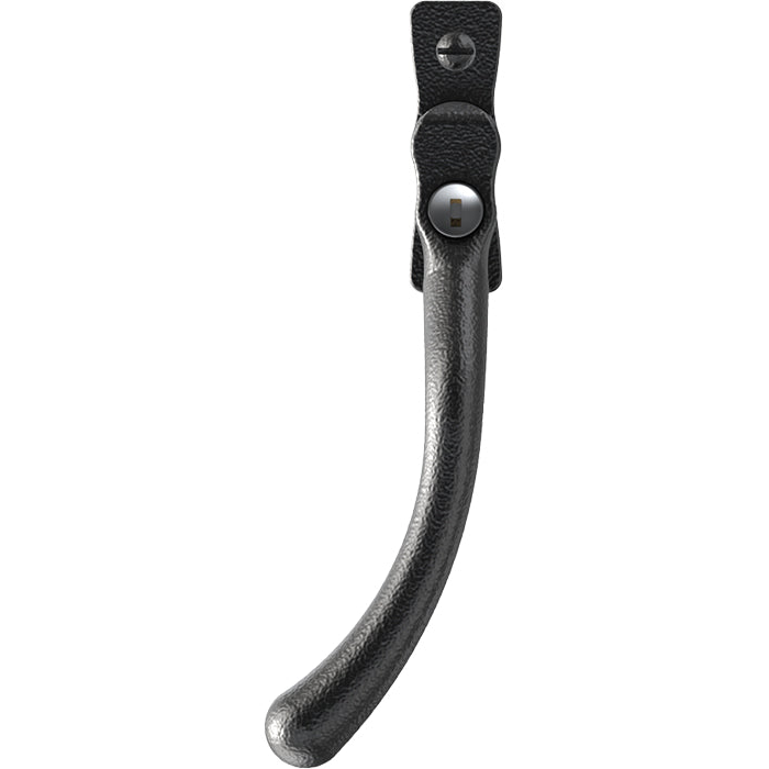 Mila Heritage Pear Drop Casement Handle Heritage Black Left hand