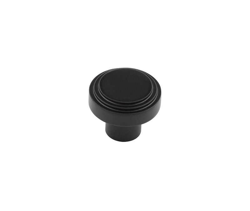 This is an image showing the Hoxton - Cropley MB 30mm Cupboard Knob Stepped available to order from T.H. Wiggans Ironmongery in Kendal