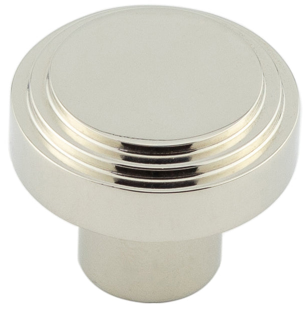 This is an image showing the Hoxton - Cropley PN 30mm Cupboard Knob Stepped available to order from T.H. Wiggans Ironmongery in Kendal