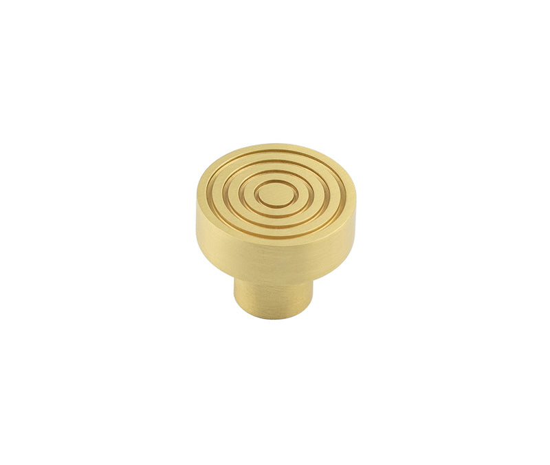 This is an image showing the Hoxton - Murray SB 30mm Cupboard Knob Reeded available to order from T.H. Wiggans Ironmongery in Kendal