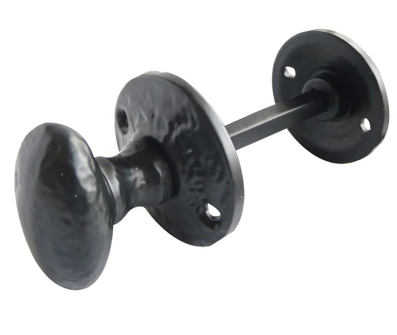 This is an image showing the Frelan - Bathroom Turn & Release - Antique Black available to order from T.H. Wiggans Ironmongery in Kendal