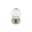 This is an image showing the Frelan - SN Faceted Mortice Knob available to order from T.H. Wiggans Ironmongery in Kendal
