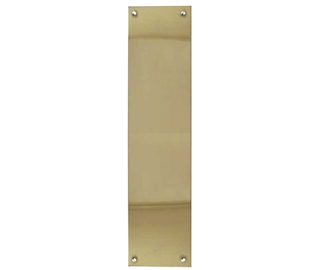 This is an image showing the Frelan - 350x75mm PB fingerplate available to order from T.H. Wiggans Ironmongery in Kendal