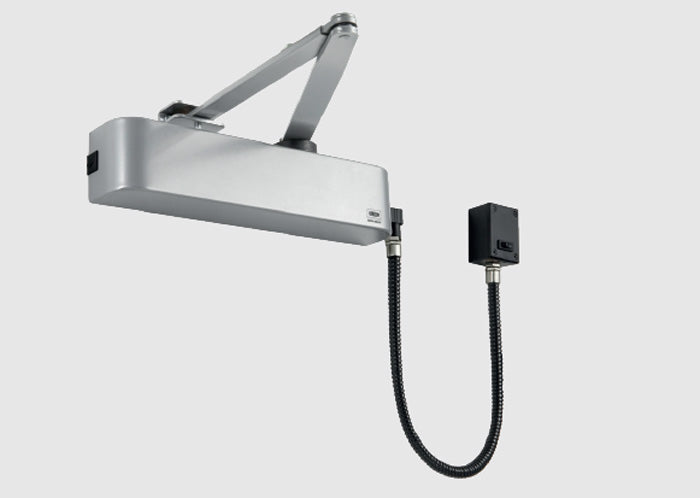 This image shows Union - ELECTROMAGNETIC FIXED EN4 - HO/SF - DOOR CLOSER - SSS - ce4f-e-sss available from T.H. Wiggans Ironmongery in Kendal.