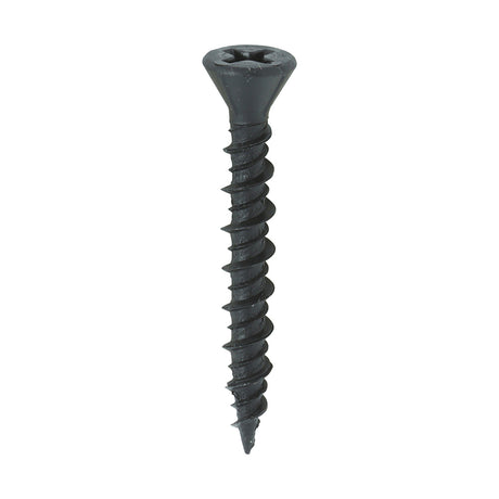 This is an image showing TIMCO Drywall Dense Board Screws - PH - Reduced Countersunk - High-Low Thread - Black - 3.9 x 30 - 1000 Pieces Box available from T.H Wiggans Ironmongery in Kendal, quick delivery at discounted prices.