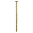 This is an image showing TIMCO Concrete Screws - TX - Flat Countersunk - Yellow - 7.5 x 50 - 100 Pieces TIMbag available from T.H Wiggans Ironmongery in Kendal, quick delivery at discounted prices.