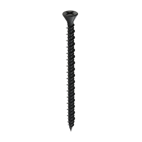 This is an image showing TIMCO Drywall Dense Board Screws - PH - Reduced Countersunk - High-Low Thread - Black - 3.9 x 55 - 1000 Pieces Box available from T.H Wiggans Ironmongery in Kendal, quick delivery at discounted prices.