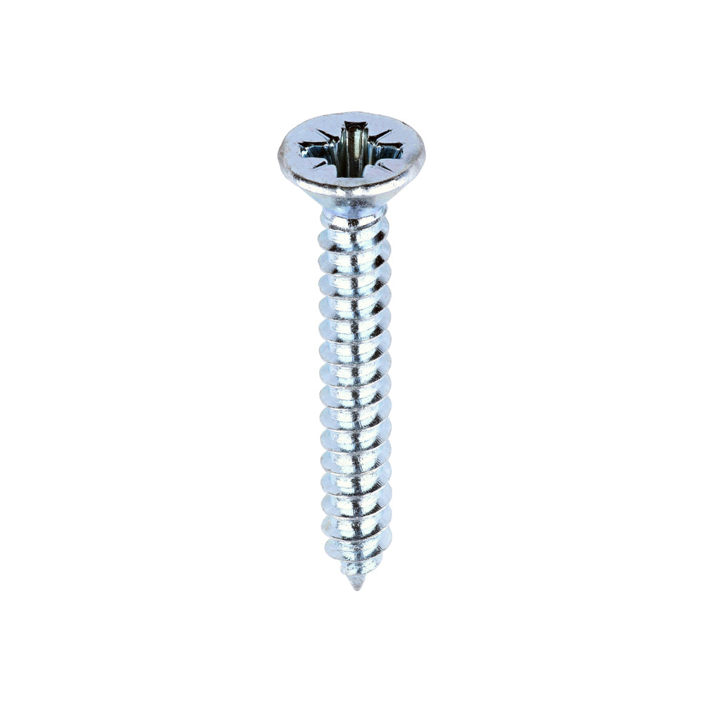 This is an image showing TIMCO Self-Tapping Screws - PZ - Countersunk - Zinc - 6 x 1 - 200 Pieces Box available from T.H Wiggans Ironmongery in Kendal, quick delivery at discounted prices.