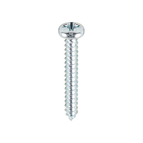 This is an image showing TIMCO Self-Tapping Screws - PZ - Pan - Zinc - 6 x 1 - 200 Pieces Box available from T.H Wiggans Ironmongery in Kendal, quick delivery at discounted prices.