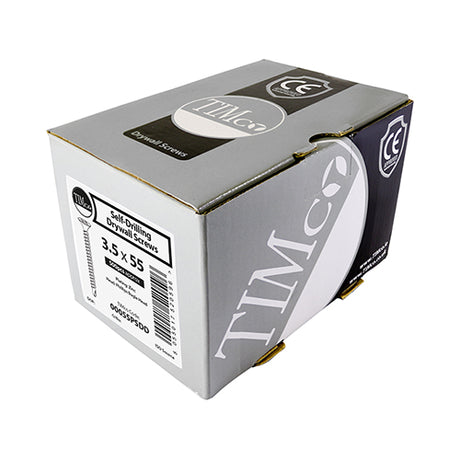 This is an image showing TIMCO Drywall Screws - PH - Bugle - Self Drilling - Zinc - 4.2 x 75 - 500 Pieces Box available from T.H Wiggans Ironmongery in Kendal, quick delivery at discounted prices.