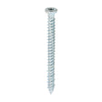 This is an image showing TIMCO Concrete Screws - TX - Flat Countersunk - Zinc - 7.5 x 80 - 100 Pieces Box available from T.H Wiggans Ironmongery in Kendal, quick delivery at discounted prices.