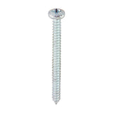 This is an image showing TIMCO Self-Tapping Screws - PZ - Pan - Zinc - 8 x 2 - 200 Pieces Box available from T.H Wiggans Ironmongery in Kendal, quick delivery at discounted prices.