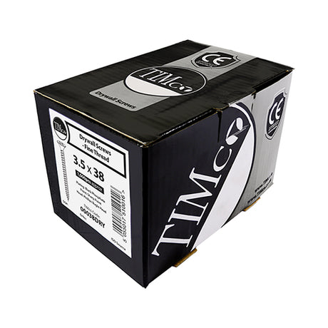 This is an image showing TIMCO Drywall Screws - PH - Bugle - Fine Thread - Grey - 4.8 x 100 - 500 Pieces Box available from T.H Wiggans Ironmongery in Kendal, quick delivery at discounted prices.