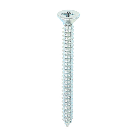 This is an image showing TIMCO Self-Tapping Screws - PZ - Countersunk - Zinc - 10 x 2 - 200 Pieces Box available from T.H Wiggans Ironmongery in Kendal, quick delivery at discounted prices.