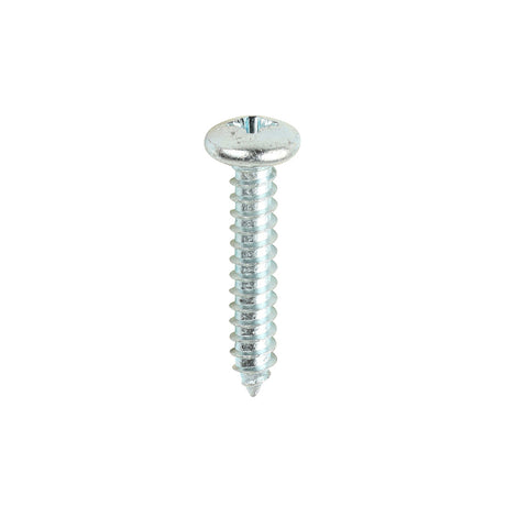 This is an image showing TIMCO Metal Tapping Screws - PZ - Pan - Self-Tapping - Zinc - 12 x 1 - 200 Pieces Box available from T.H Wiggans Ironmongery in Kendal, quick delivery at discounted prices.