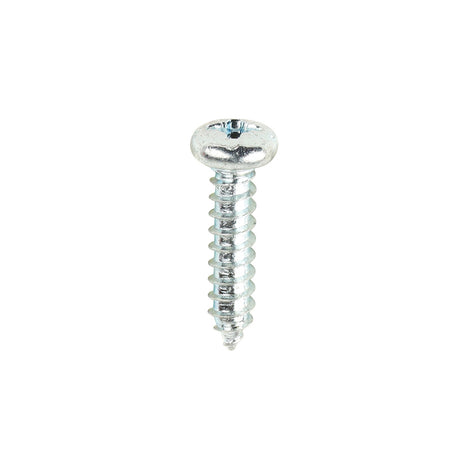 This is an image showing TIMCO Self-Tapping Screws - PZ - Pan - Zinc - 4 x 1/2 - 200 Pieces Box available from T.H Wiggans Ironmongery in Kendal, quick delivery at discounted prices.