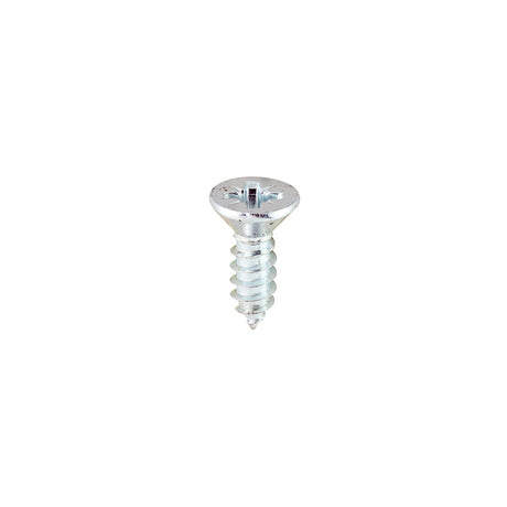 This is an image showing TIMCO Self-Tapping Screws - PZ - Countersunk - Zinc - 6 x 1/2 - 200 Pieces Box available from T.H Wiggans Ironmongery in Kendal, quick delivery at discounted prices.