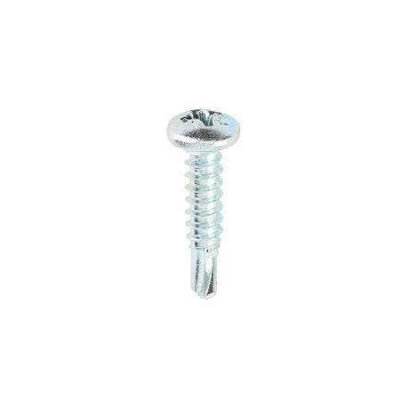 This is an image showing TIMCO Metal Construction Sheet & Stud Screws - PH - Pan - Self-Drilling - Zinc - 8 x 3/4 - 1000 Pieces Box available from T.H Wiggans Ironmongery in Kendal, quick delivery at discounted prices.