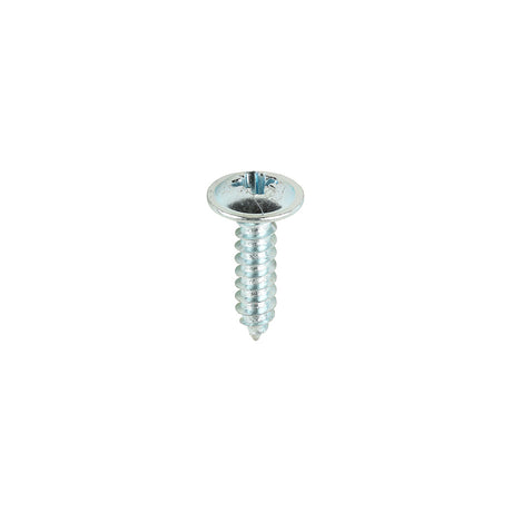 This is an image showing TIMCO Metal Tapping Screws - PZ - Flange - Self-Tapping - Zinc - 8 x 5/8 - 200 Pieces Box available from T.H Wiggans Ironmongery in Kendal, quick delivery at discounted prices.